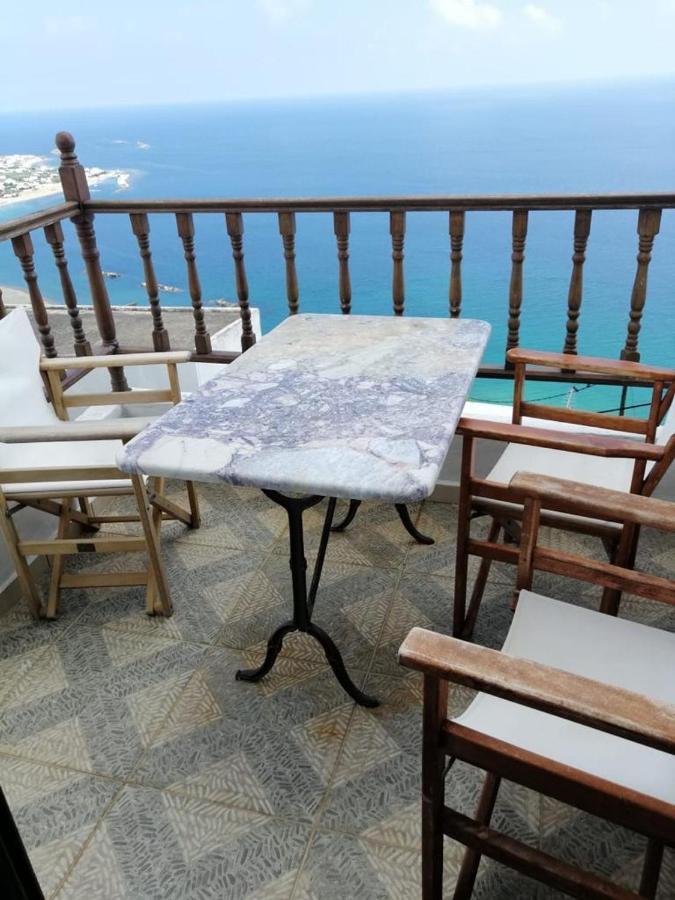 House In Skyros With An Amazing Sea View Villa Bagian luar foto